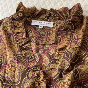 Trina Turk/ silk Size M blouse